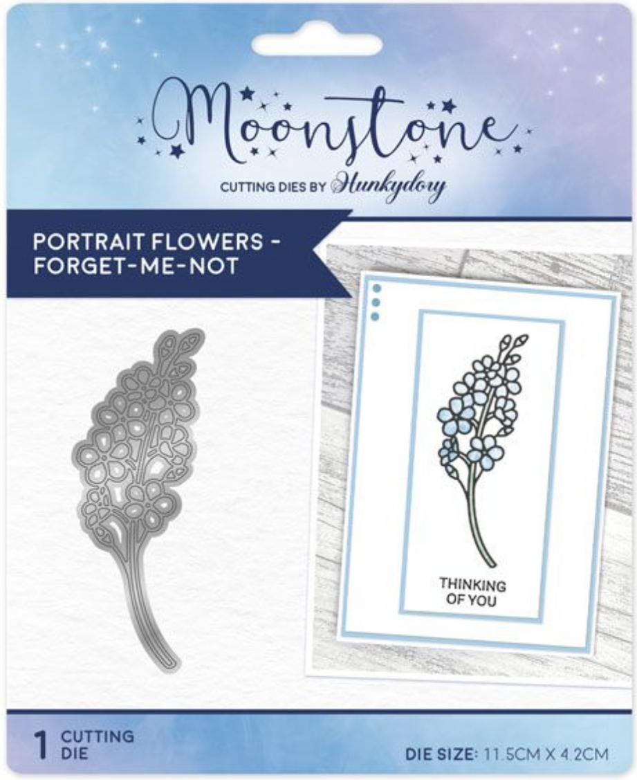 Hunkydory Moonstone Dies - Forget Me Not