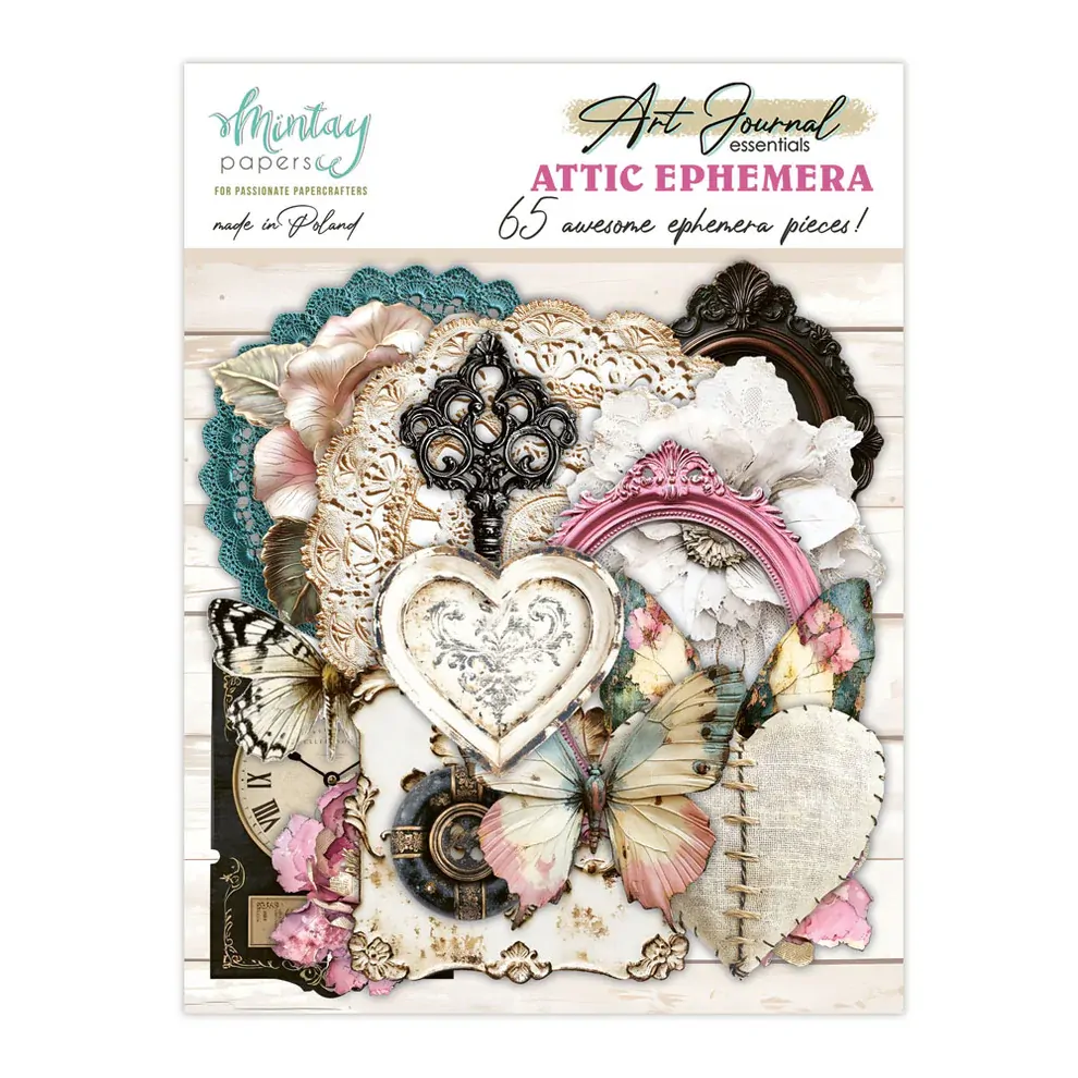 Mintay Papers Attic Ephemera - Art Journal Essentials