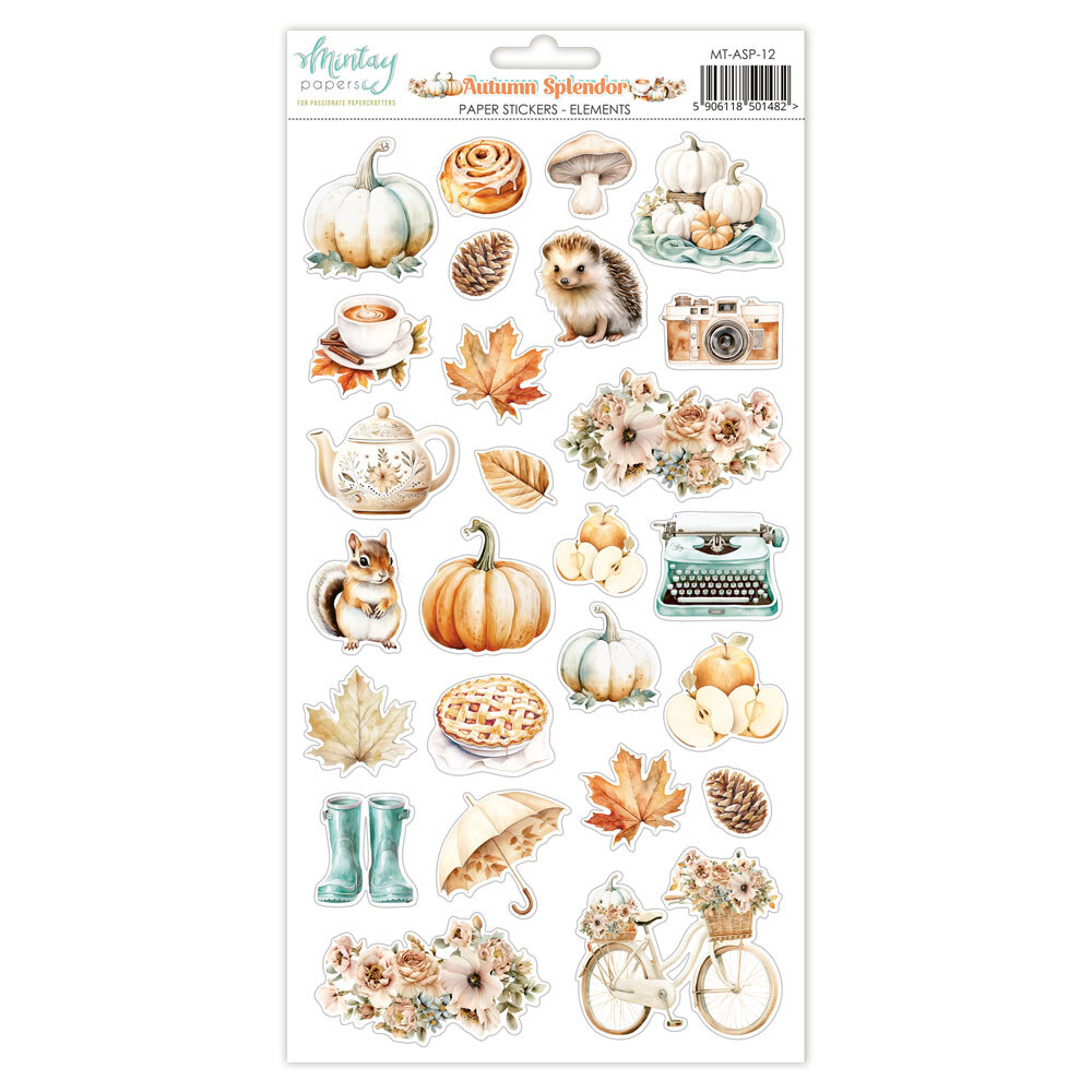 Mintay Papers 6x12 Stickers Sheet Autumn Splendor