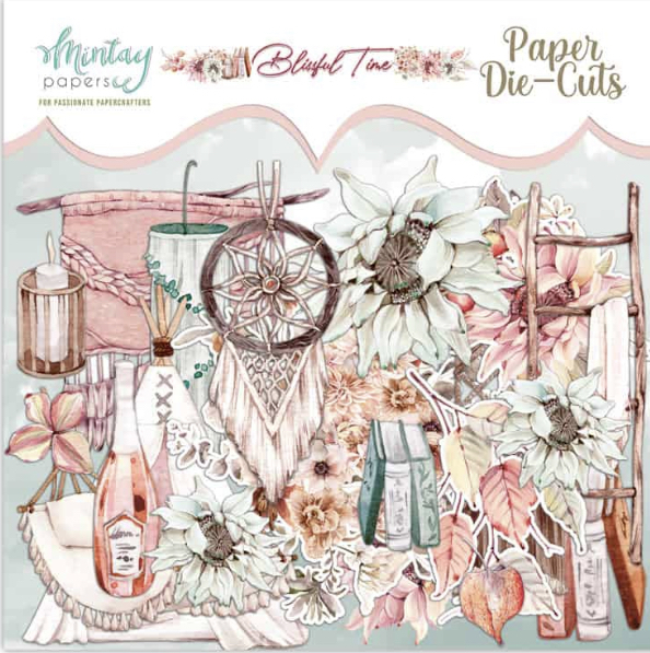 Mintay Papers Die Cuts 55/Pkg Blissful Times