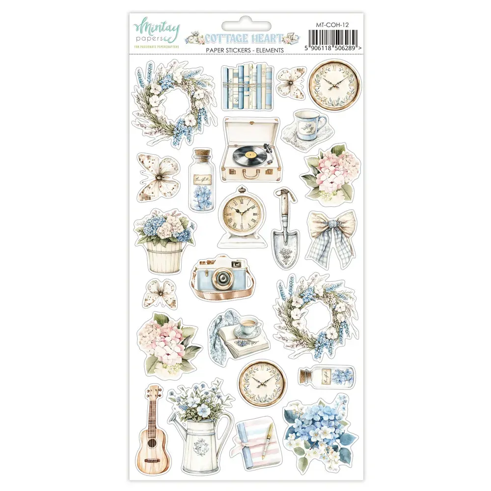 Mintay Papers 6x12 Stickers Sheet Cottage Heart