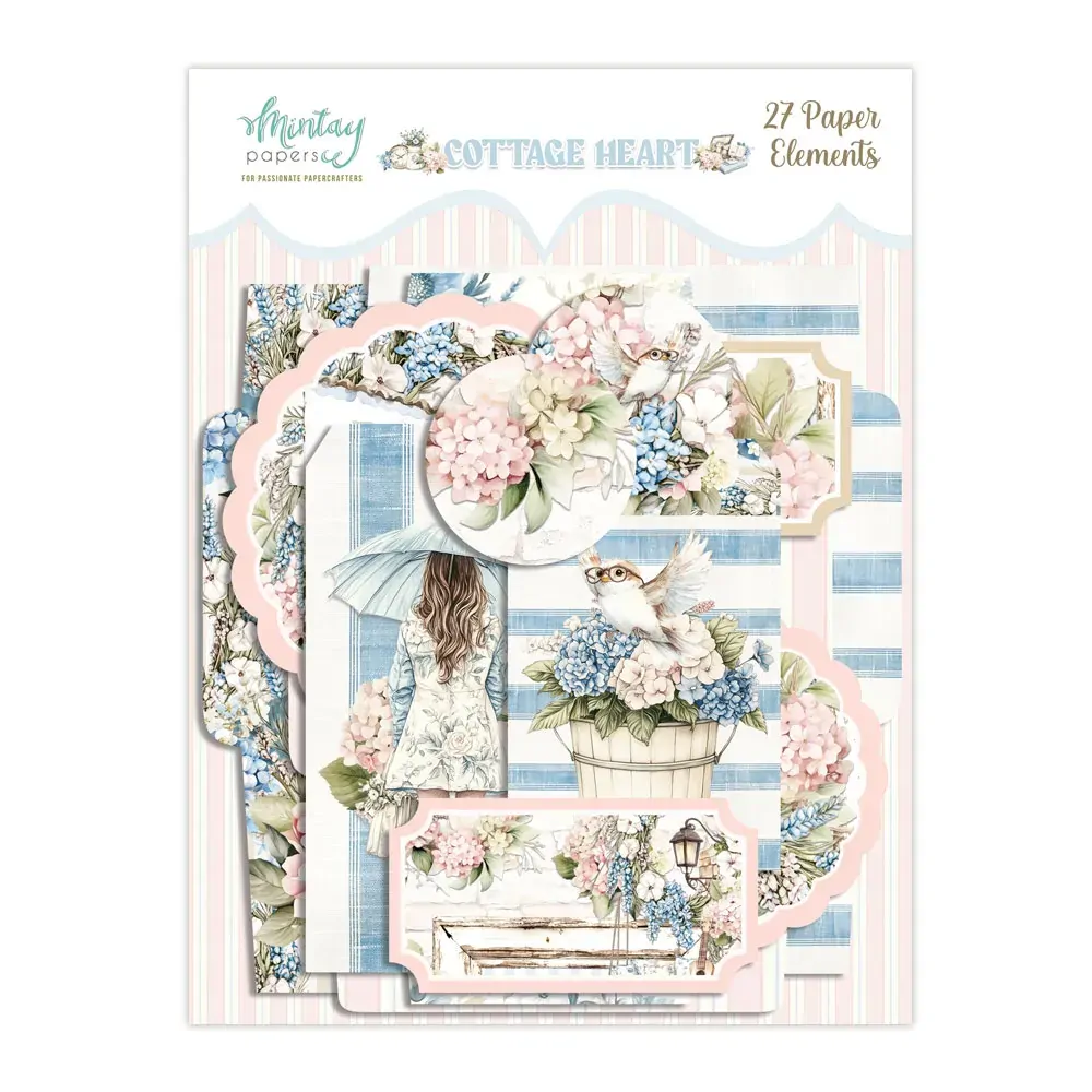 Mintay Papers Elements 27/Pkg Cottage Heart