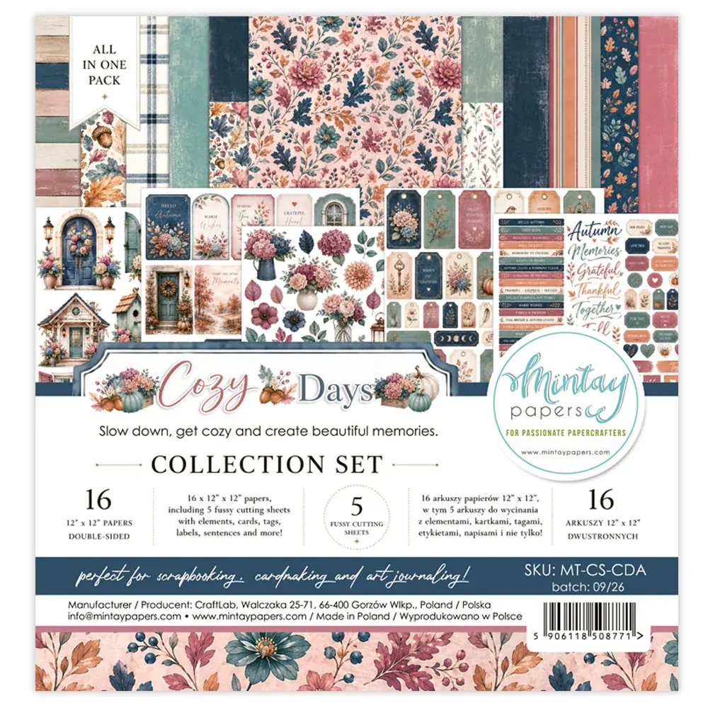 Mintay Papers 12x12 Collection Set - Cozy Days