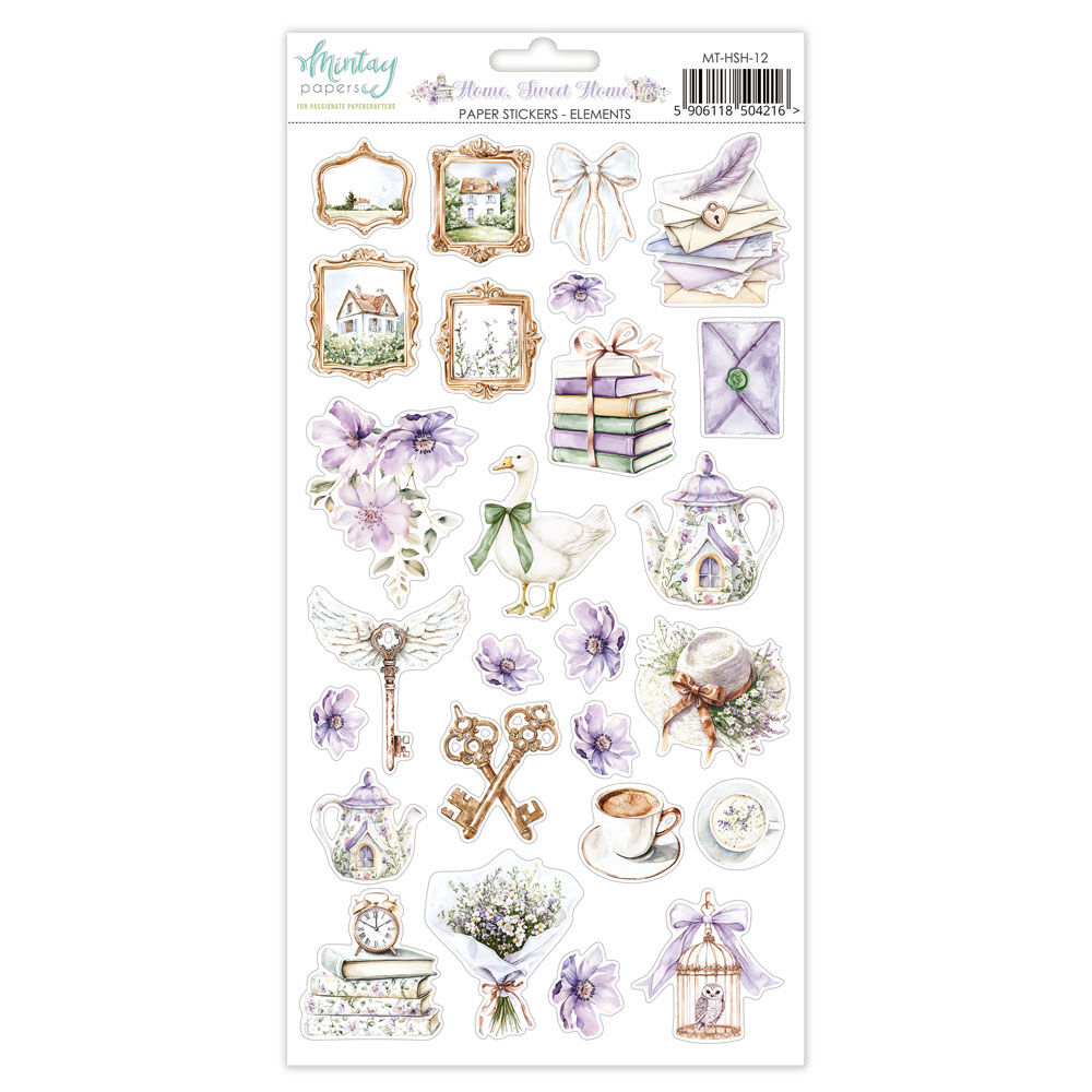 Mintay Papers 6x12 Stickers Sheet Home Sweet Home