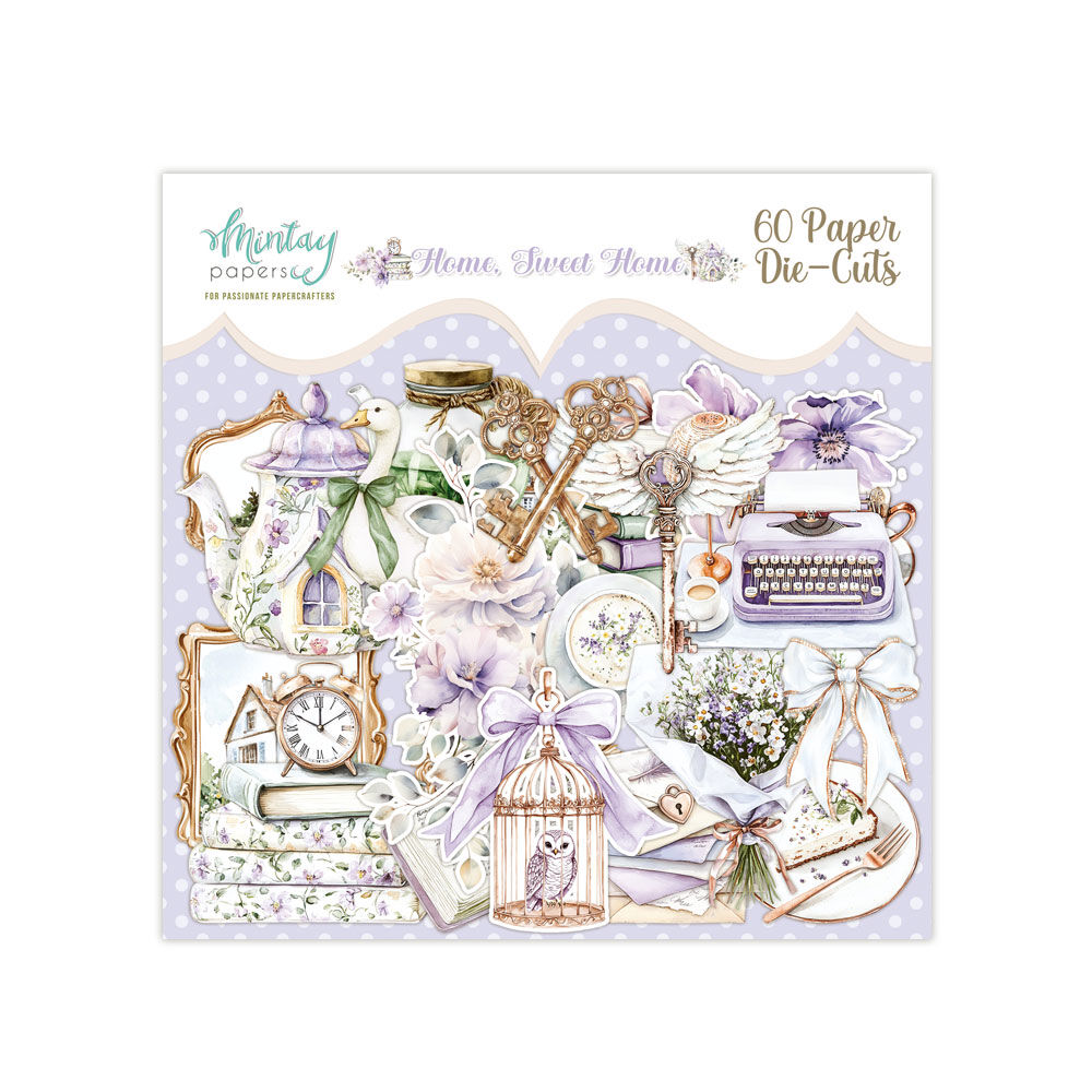 Mintay Papers Die Cuts 60/Pkg Home Sweet Home