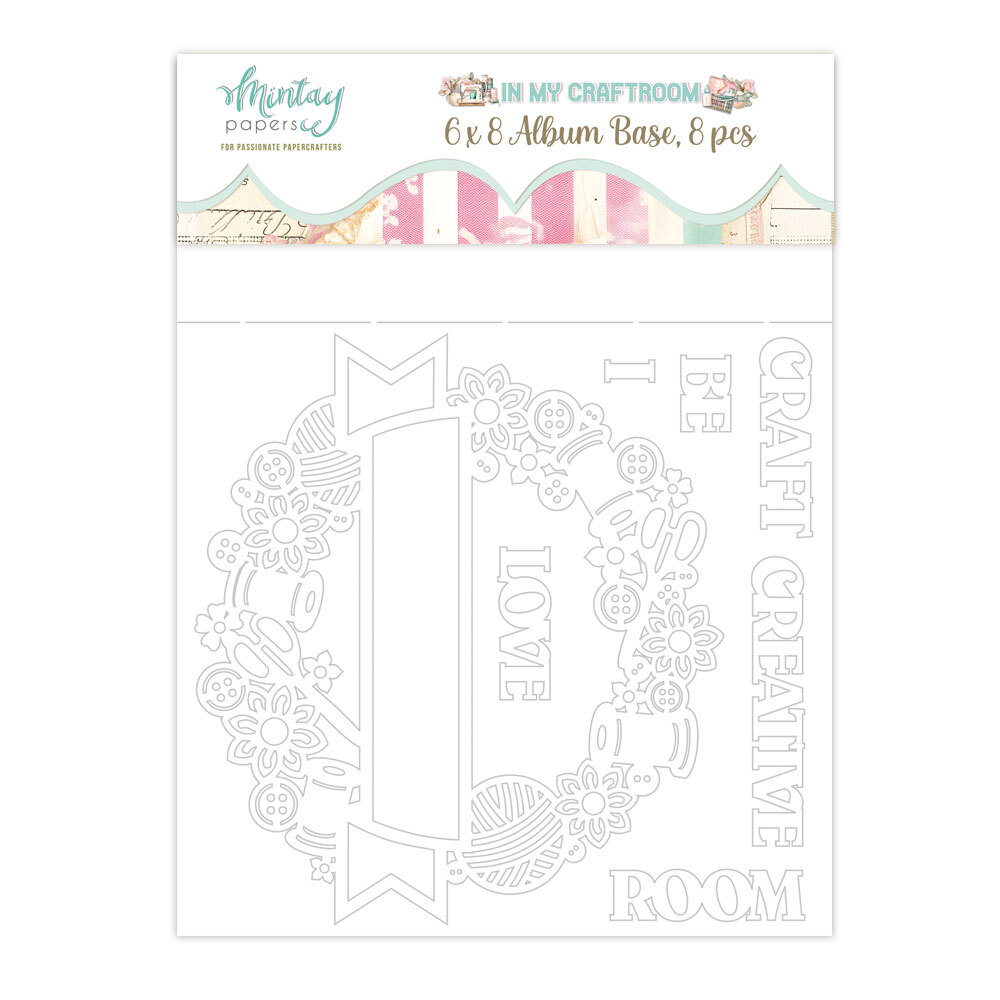 Mintay Papers 6x8 Chipboard Album Base In My Craft Room