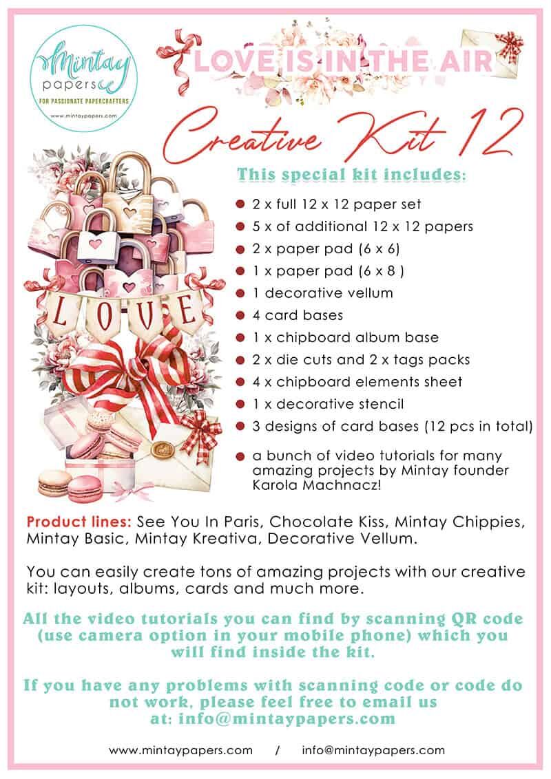Mintay Papers Creative Kit 12 - Love Is In The Air