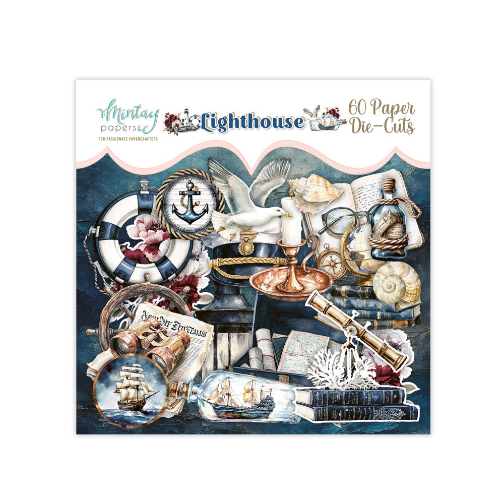 Mintay Papers Die Cuts 60/Pkg Lighthouse