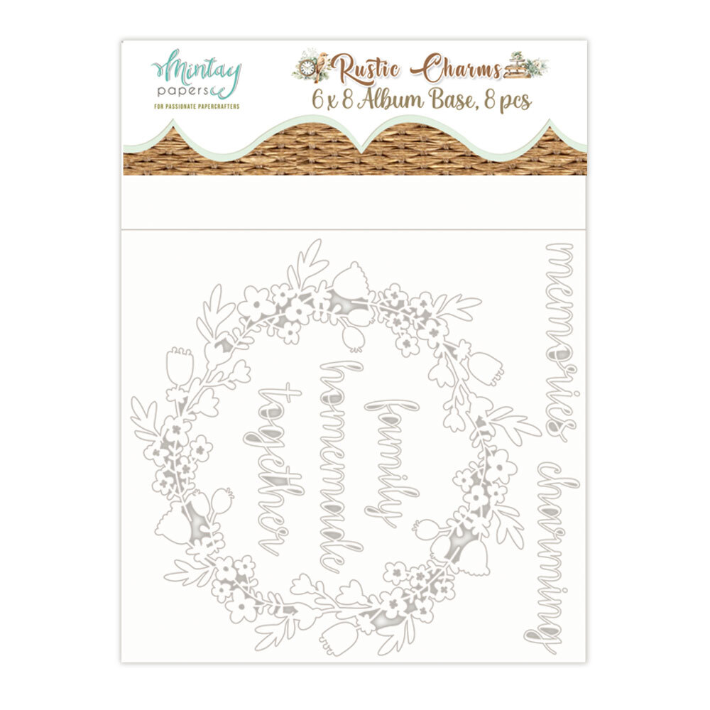 Mintay Papers 6x8 Chipboard Album Base Rustic Charms