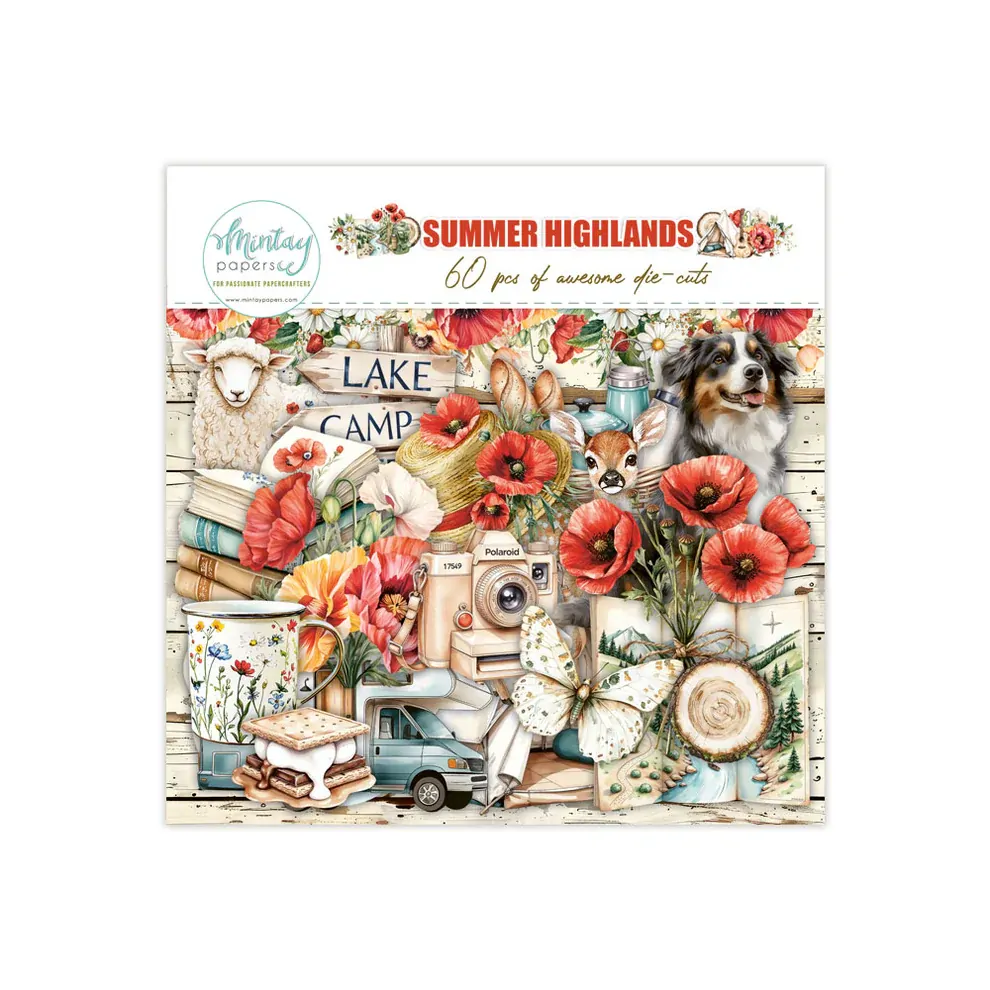 Mintay Papers Die Cuts 60/Pkg Summer Highlands
