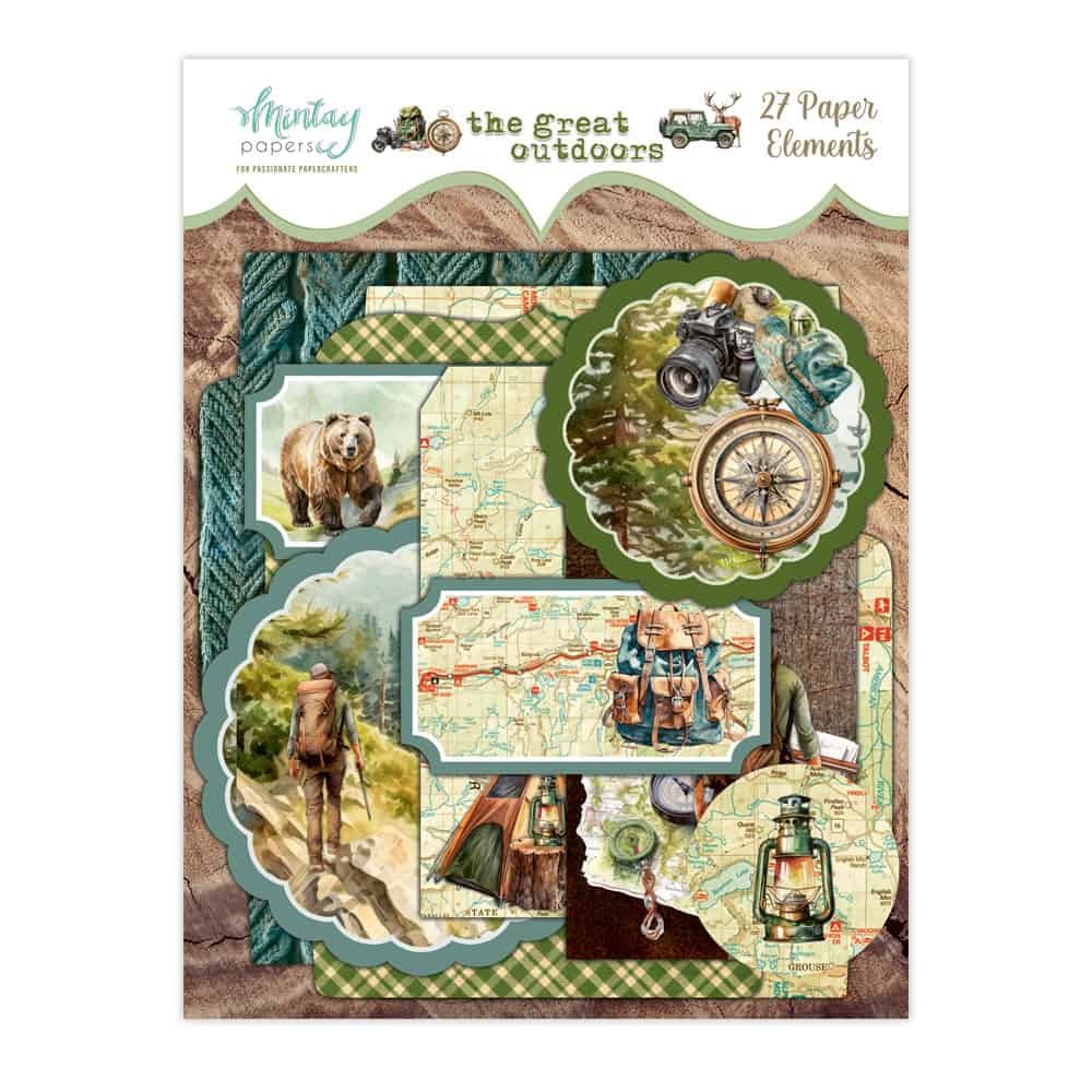 Mintay Papers Elements 27/Pkg The Great Outdoors