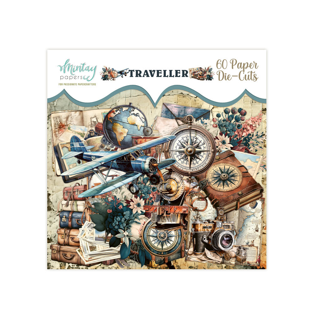 Mintay Papers Die Cuts 60/Pkg Traveller