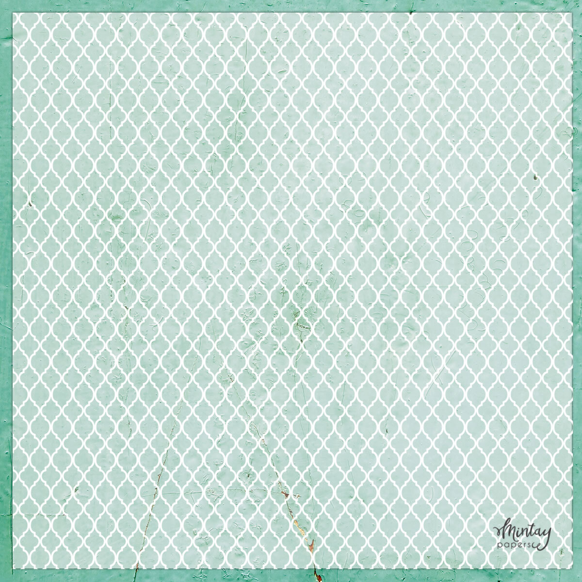 Mintay Papers 12x12 Decorative Vellum - Moroccan Trellis