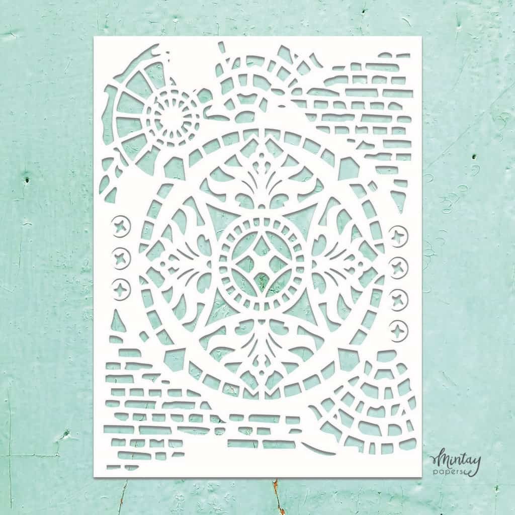 Mintay Kreativa Stencil 01 - Ornaments