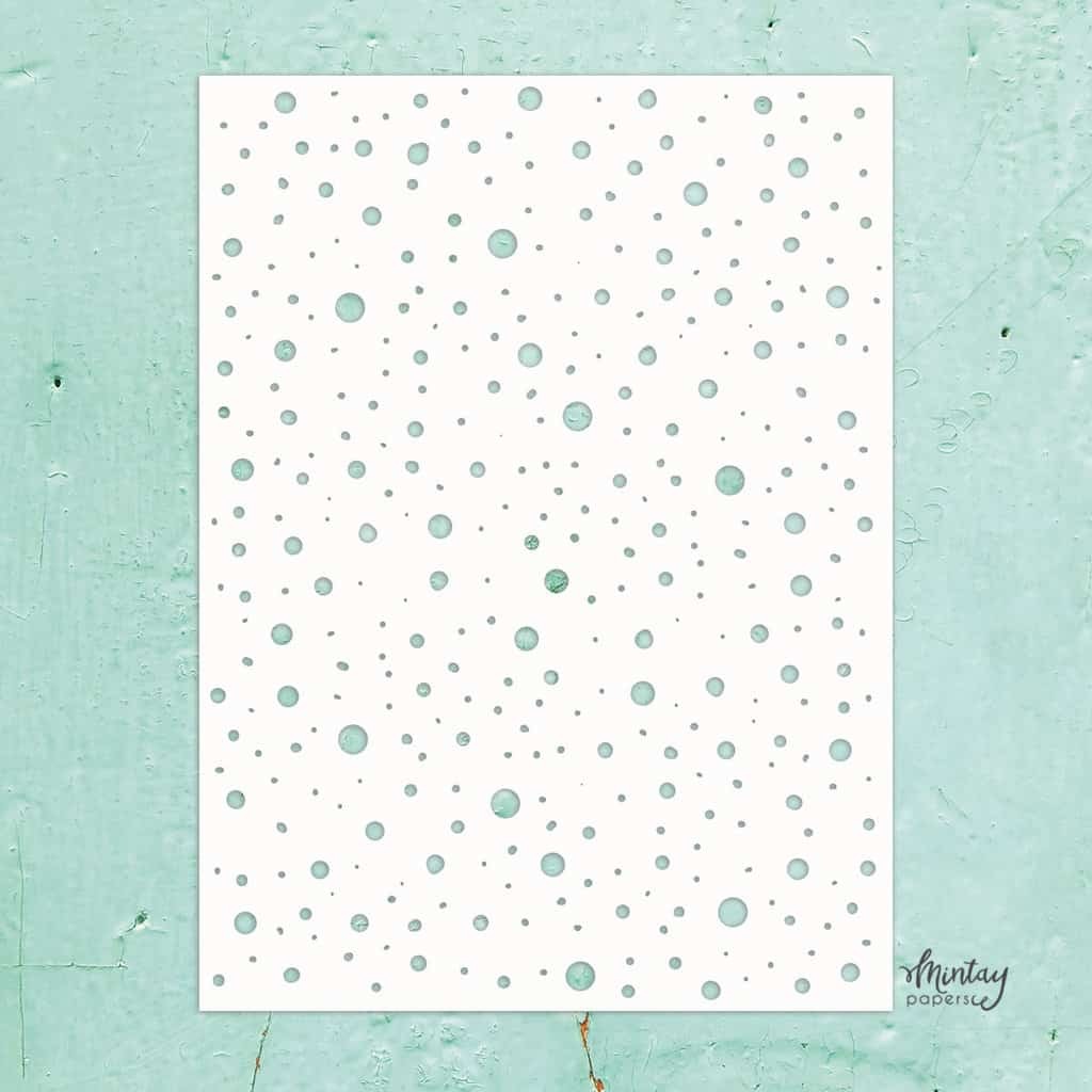 Mintay Kreativa Stencil 04 - Dots