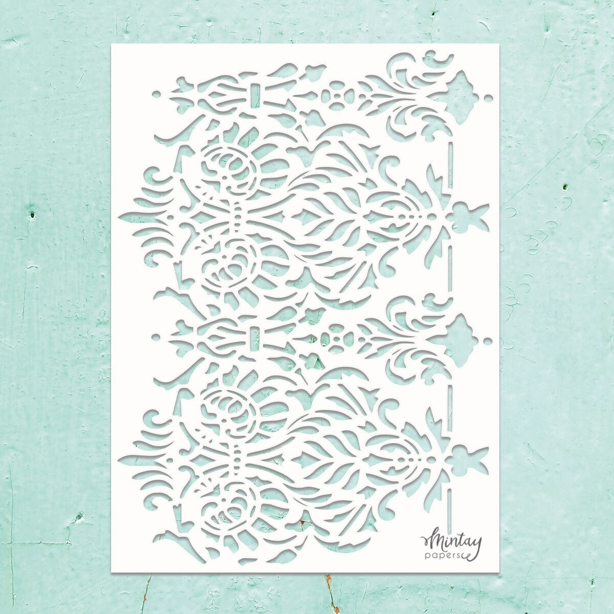 Mintay Kreativa Stencil 21 - Lace Border