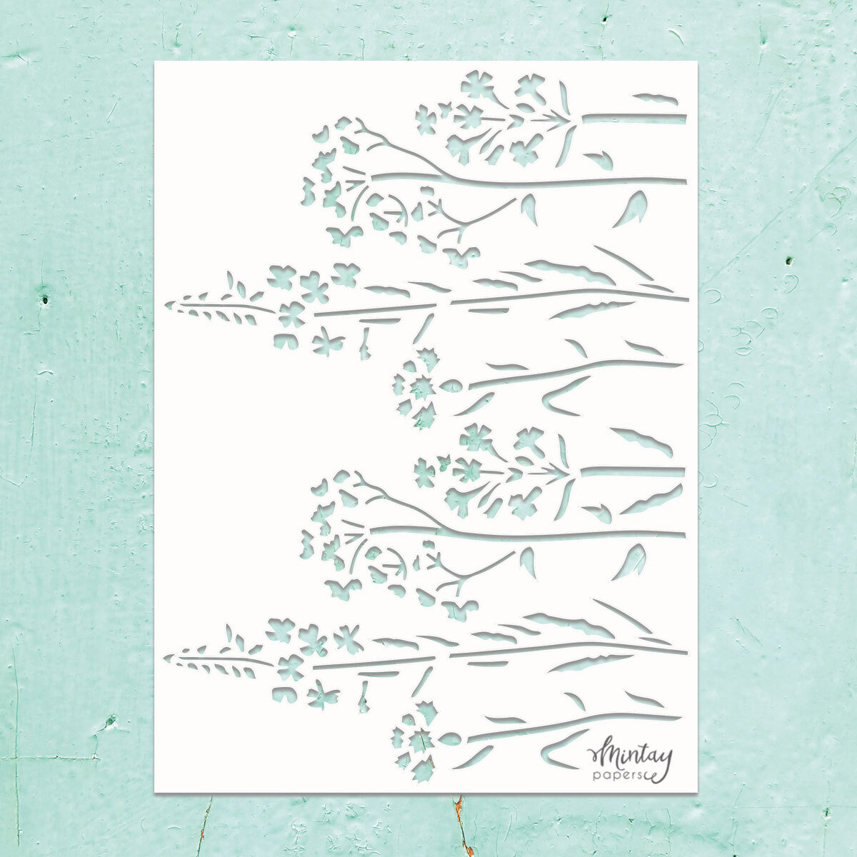 Mintay Kreativa Stencil 22 - Meadow