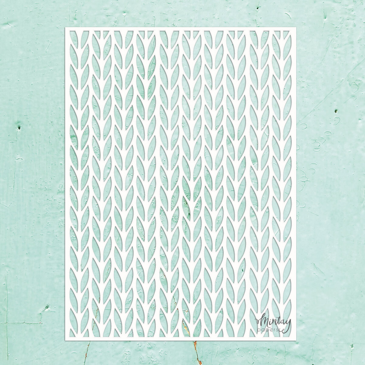 Mintay Kreativa Stencil 24 - Knitwear