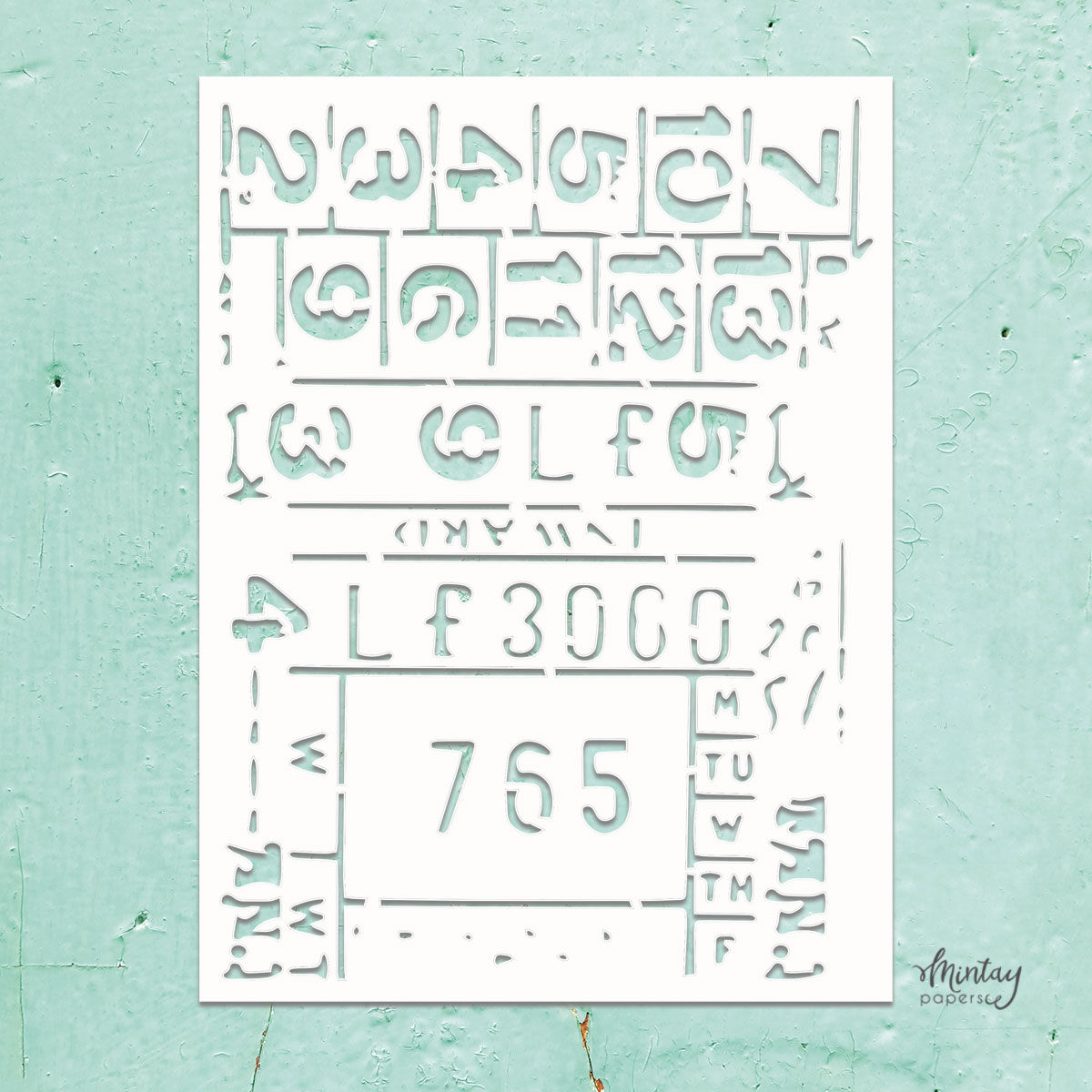 Mintay Kreativa Stencil 52 - Mixed 3