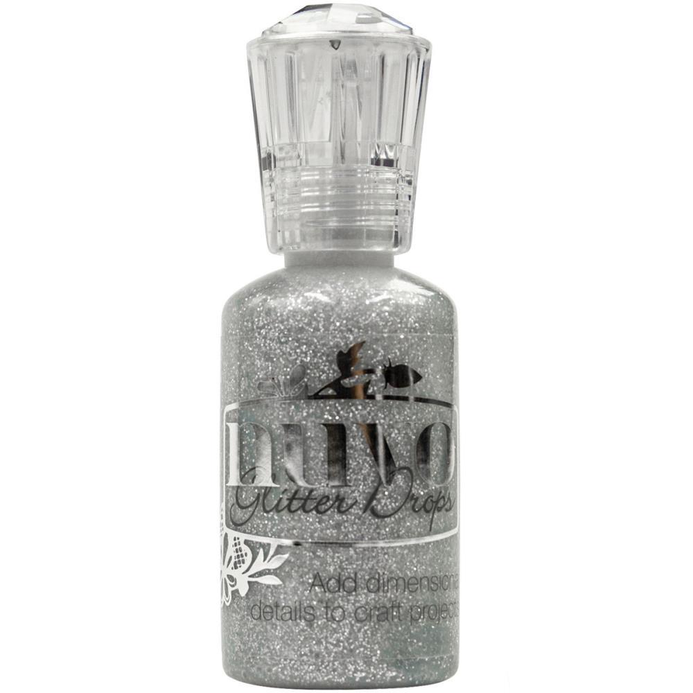 Nuvo Glitter Drops 30ml Silver Moondust