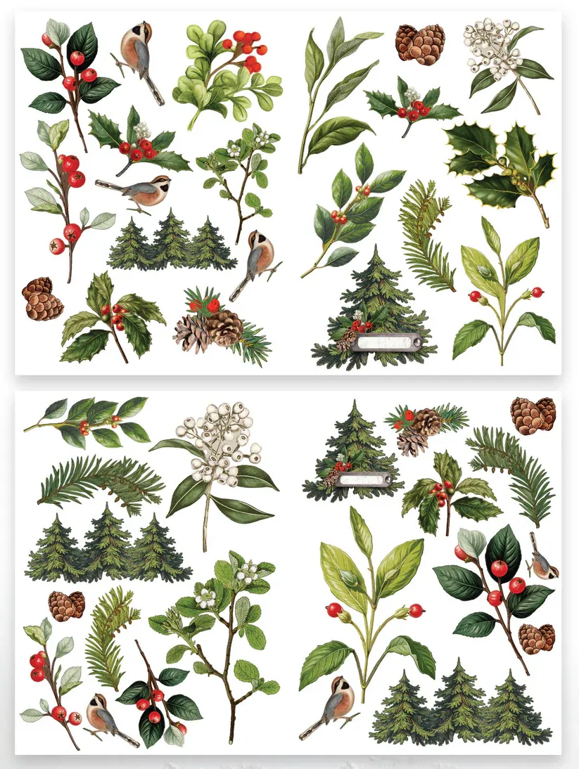 Arden Creative Laser Cuts - Christmas Cheer Foliage