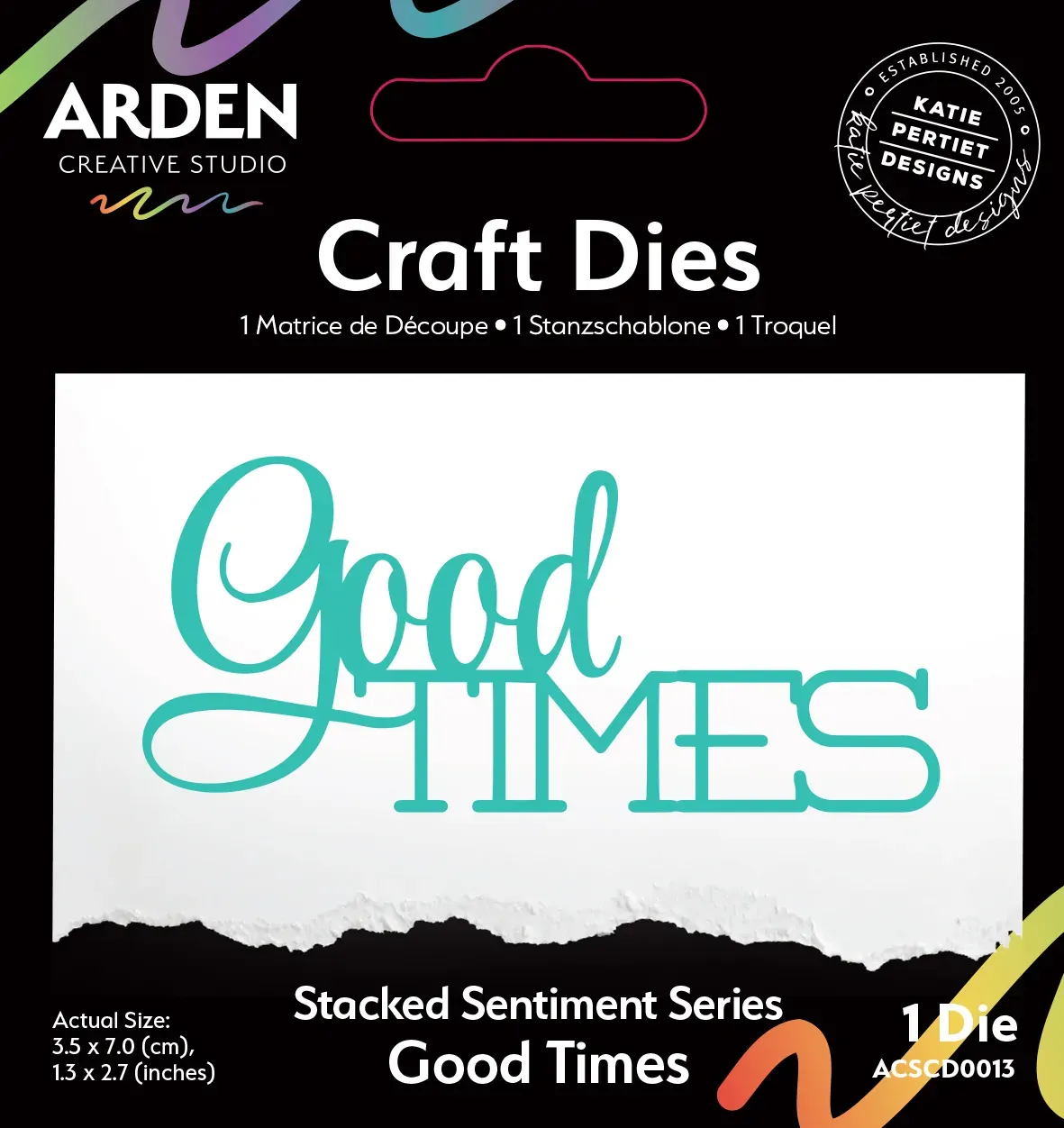 Arden Creative Craft Dies - Sentiment Series - Stacked Good Times