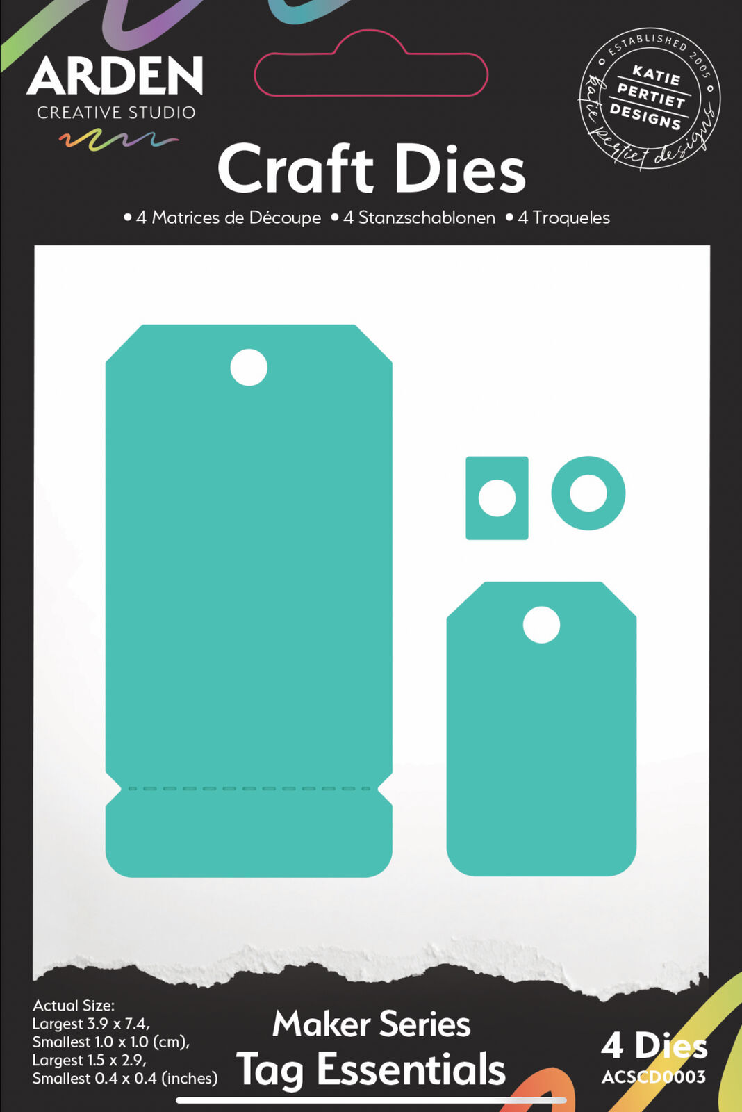 Arden Creative Craft Dies - Hidden Creek - Tag Essentials