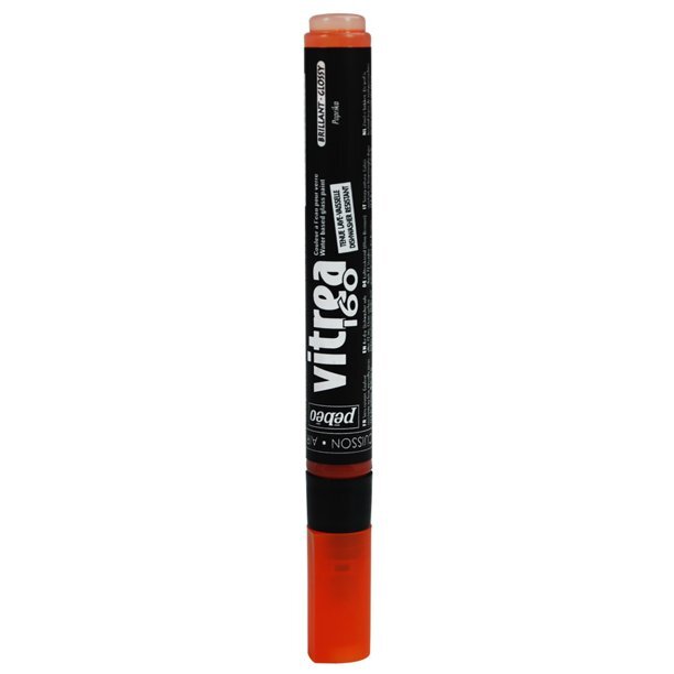 Pebeo Vitrea 160 Glass Paint Markers 1.2mm Paprika