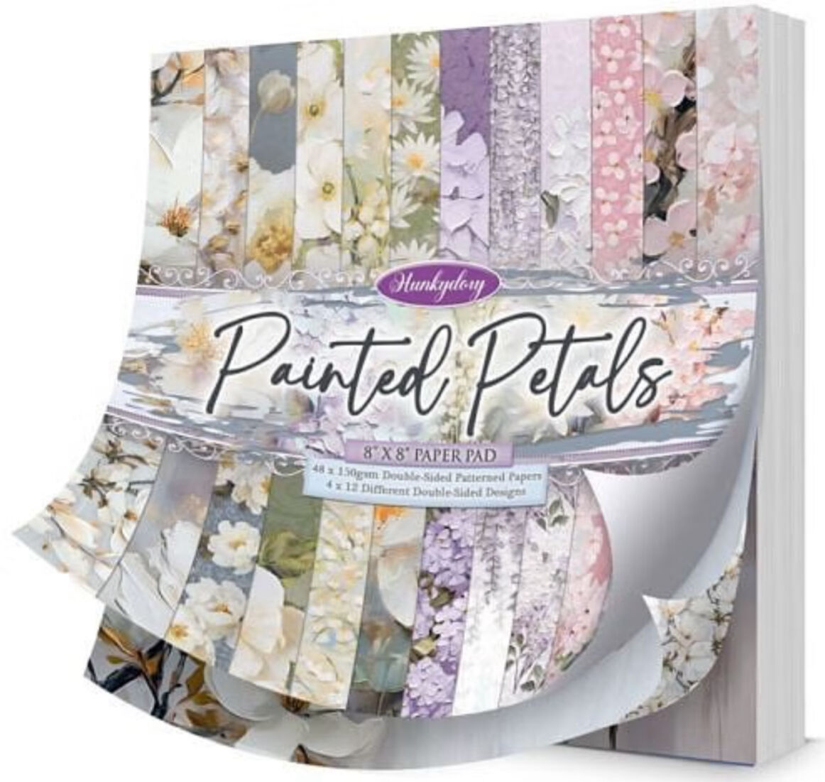 Hunkydory Crafts Painted Petals 8x8 Paper Pad