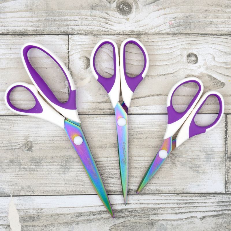 Hunkydory Crafts Premier Tools Rainbow Scissor Set 3pk
