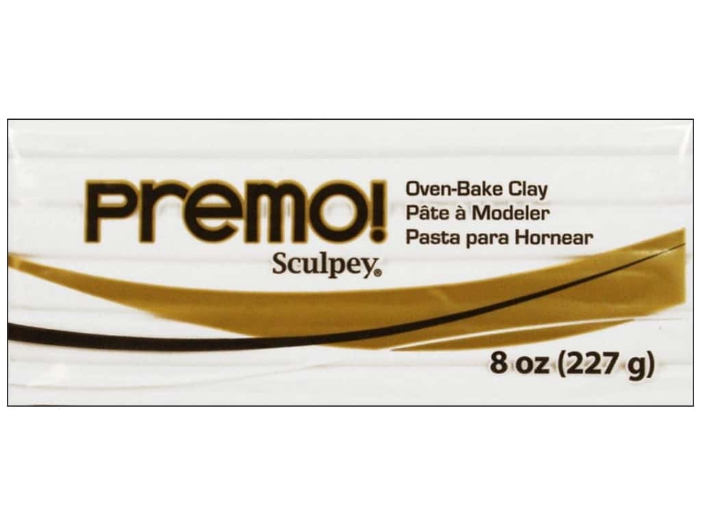 Sculpey Premo Oven-Bake Modelling Clay 227g White