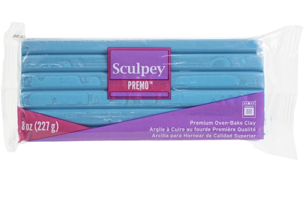 Sculpey Premo Oven-Bake Modelling Clay 227g Turquoise