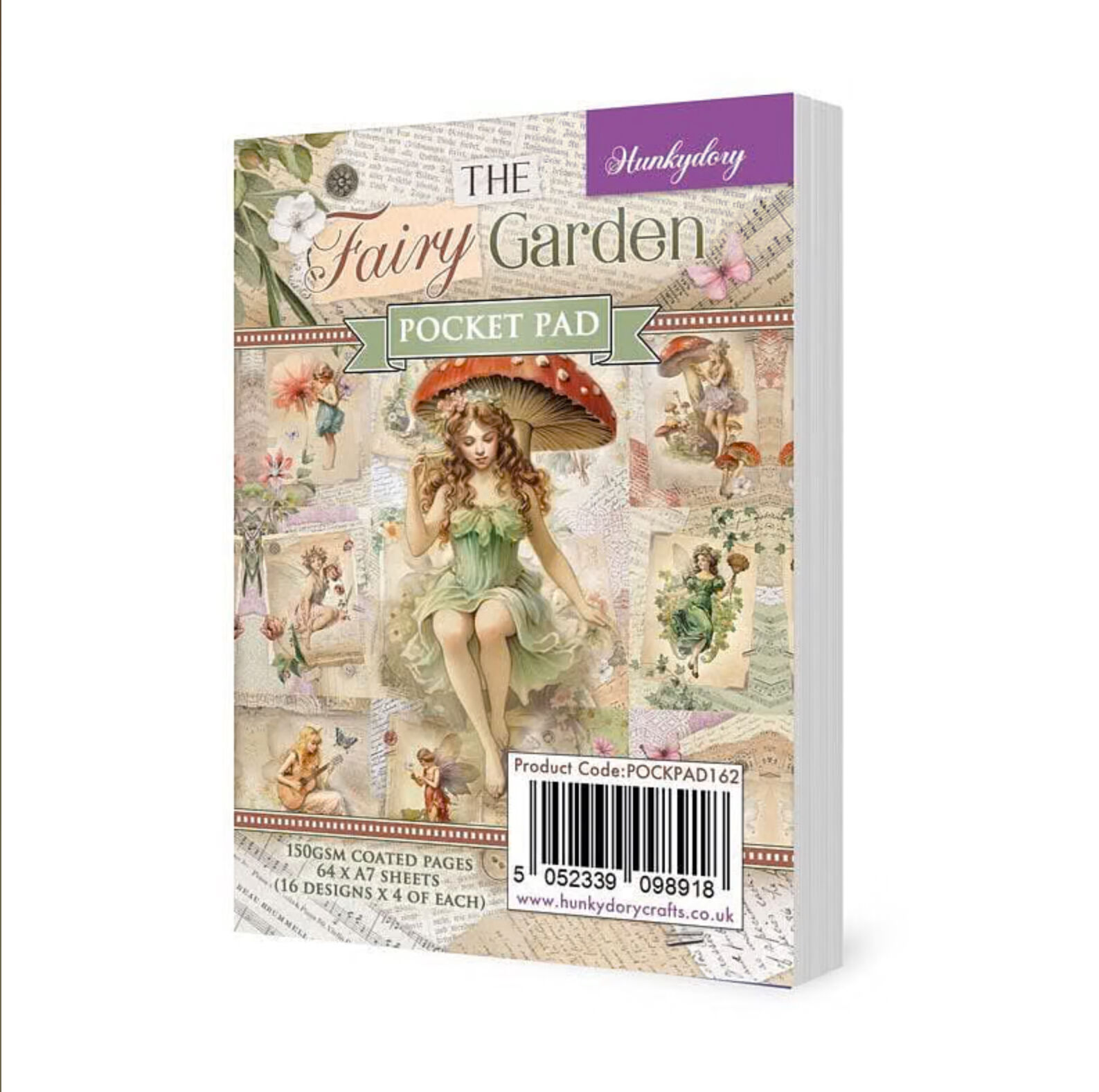 Hunkydory Crafts The Fairy Garden Pocket Pad