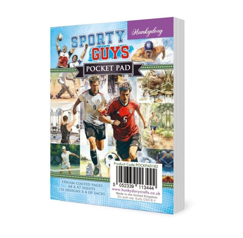 Hunkydory Crafts Sporty Guys Pocket Pad