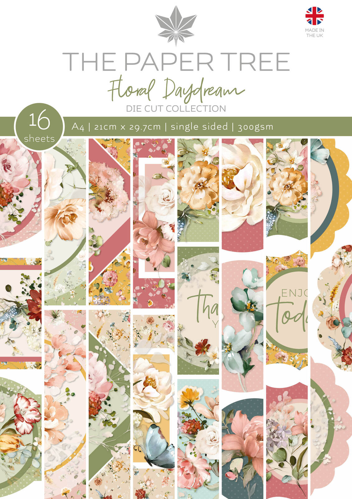 The Paper Floral Daydream Collection - A4 Die Cut Sheets