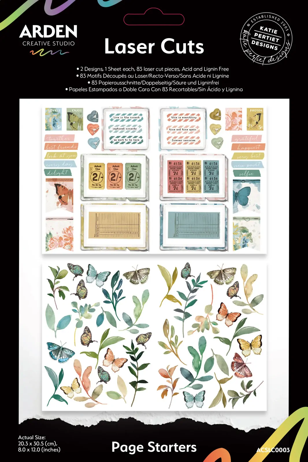 Arden Creative Laser Cuts - Page Starter