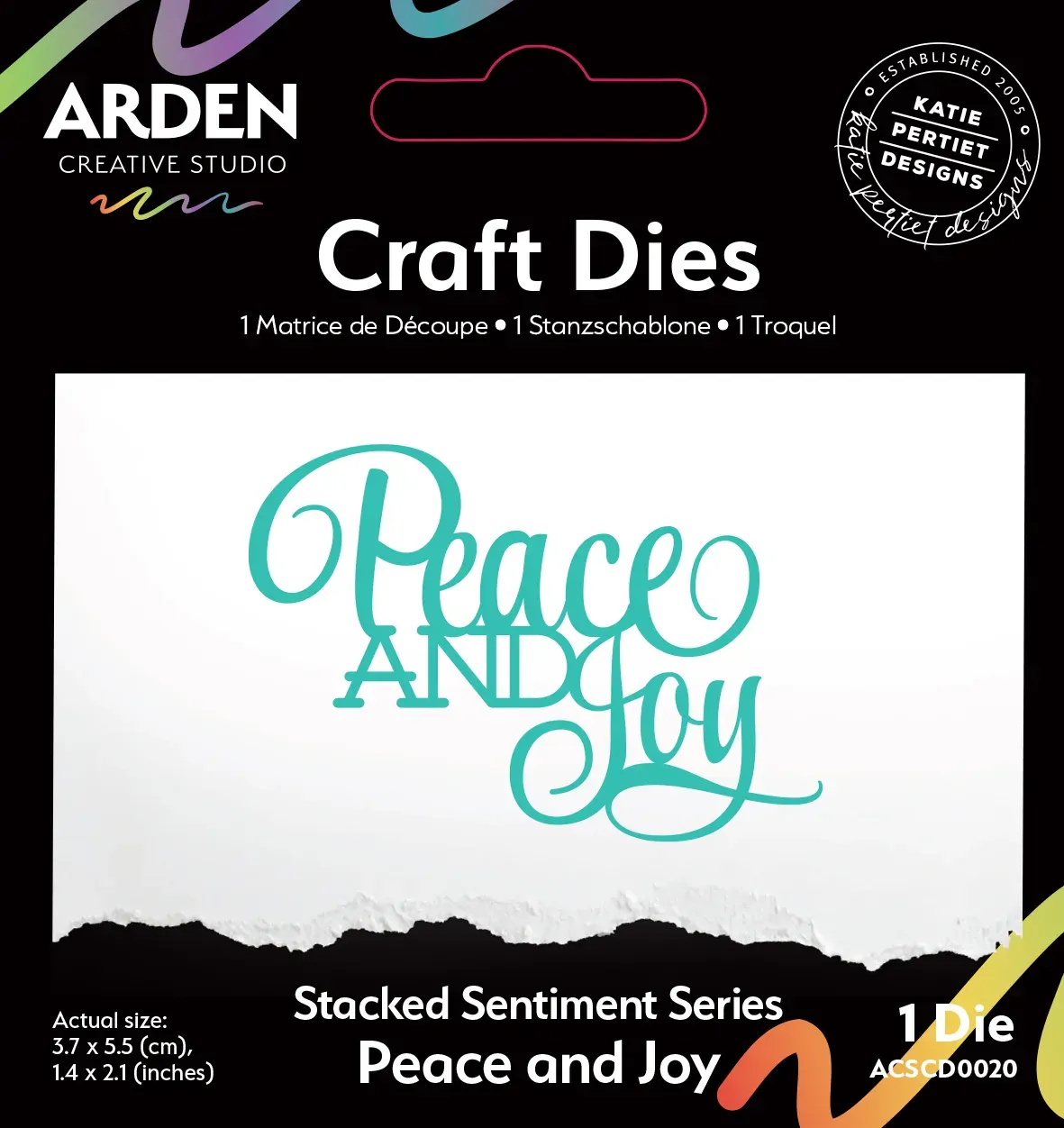 Arden Creative Craft Dies - Sentiment Series - Stacked Ho Ho Ho