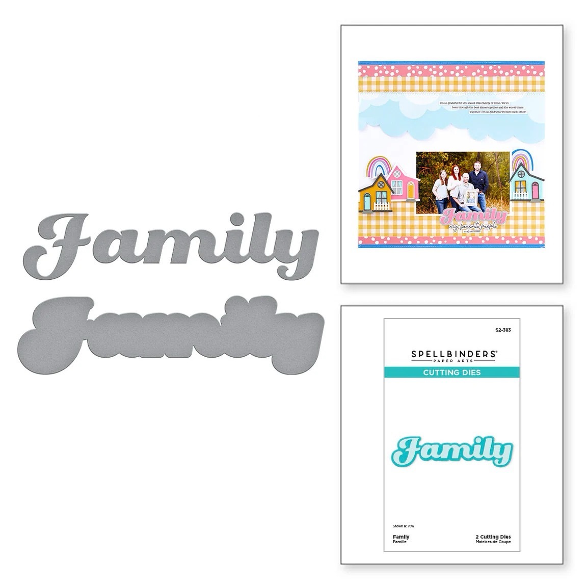 Spellbinders Die Family Etched Dies S2-383