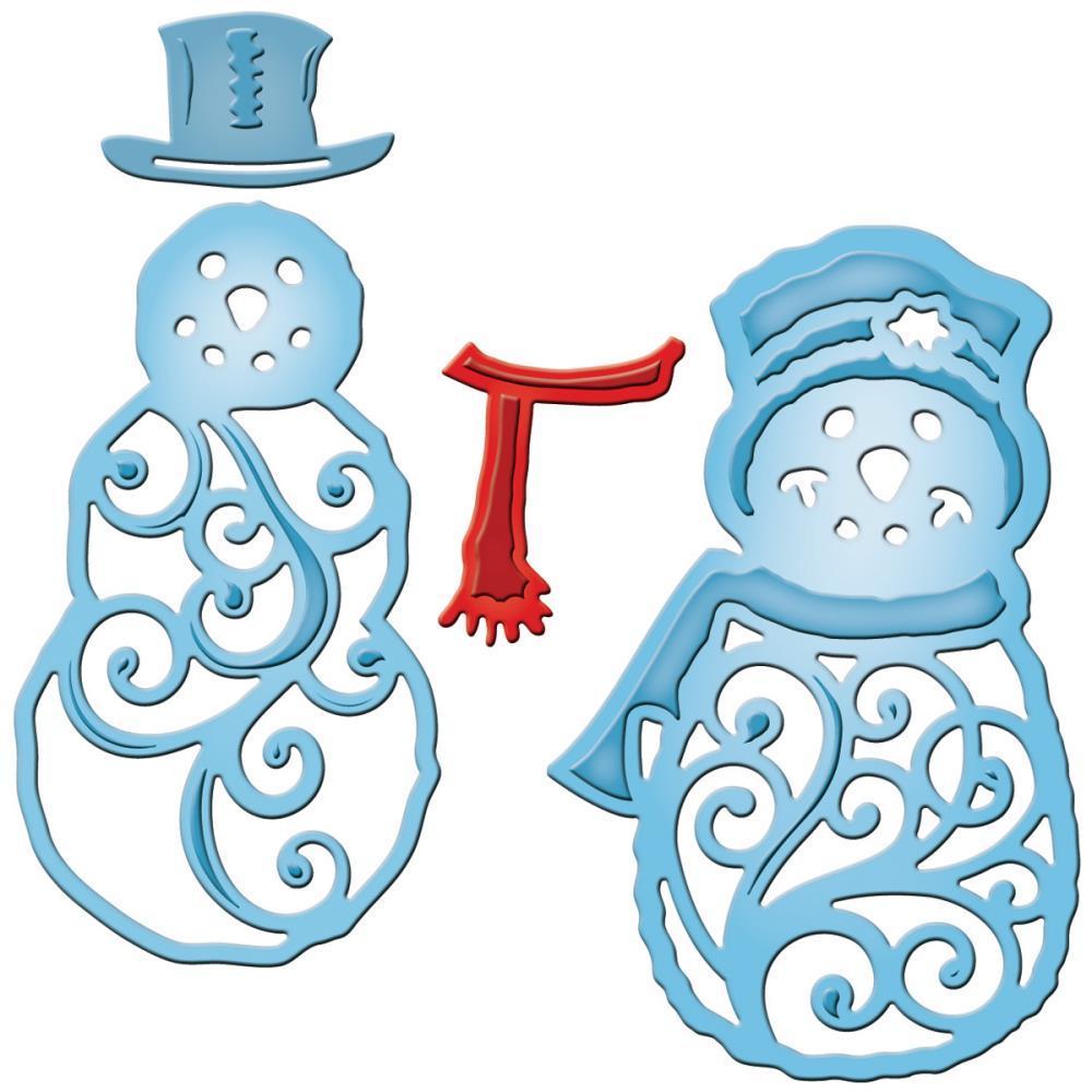 Spellbinders Nestabilities Mr & Mrs Snowman S4-403 