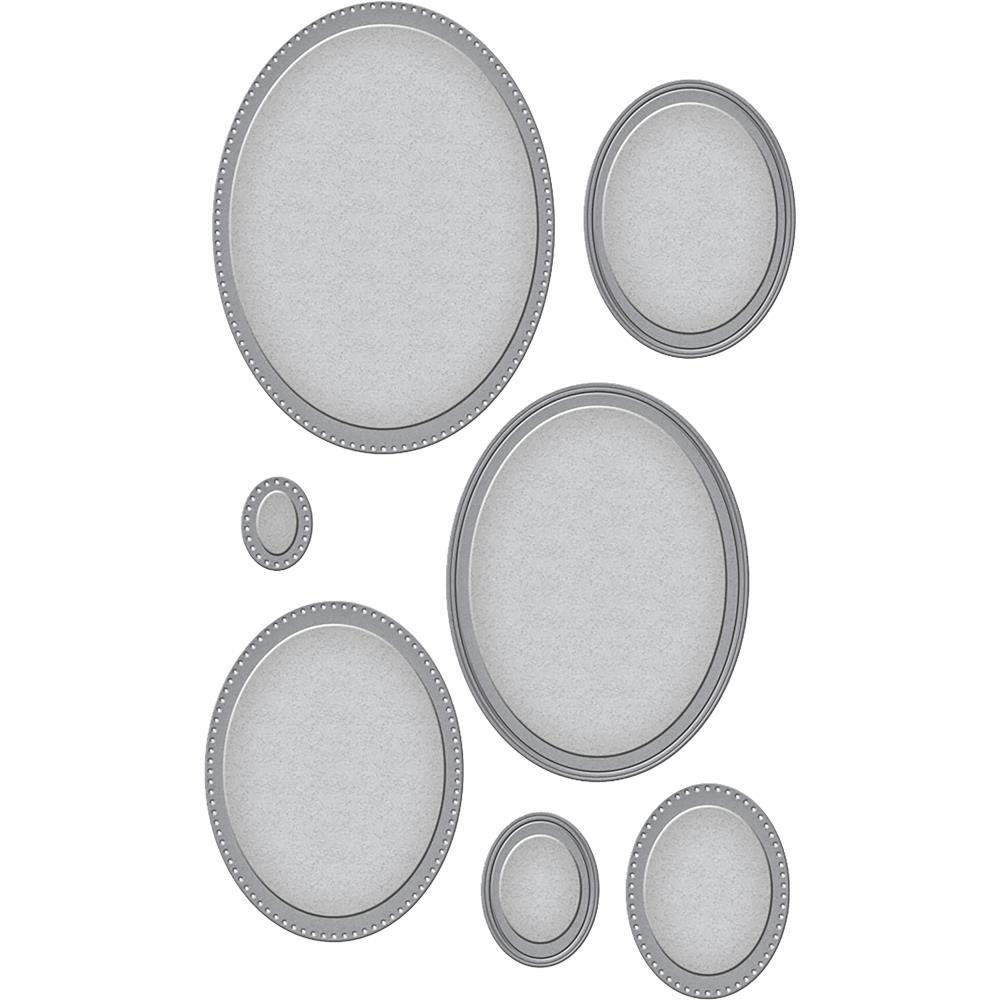 Spellbinders Nestabilities Dies Scored & Pierced Ovals S4-906