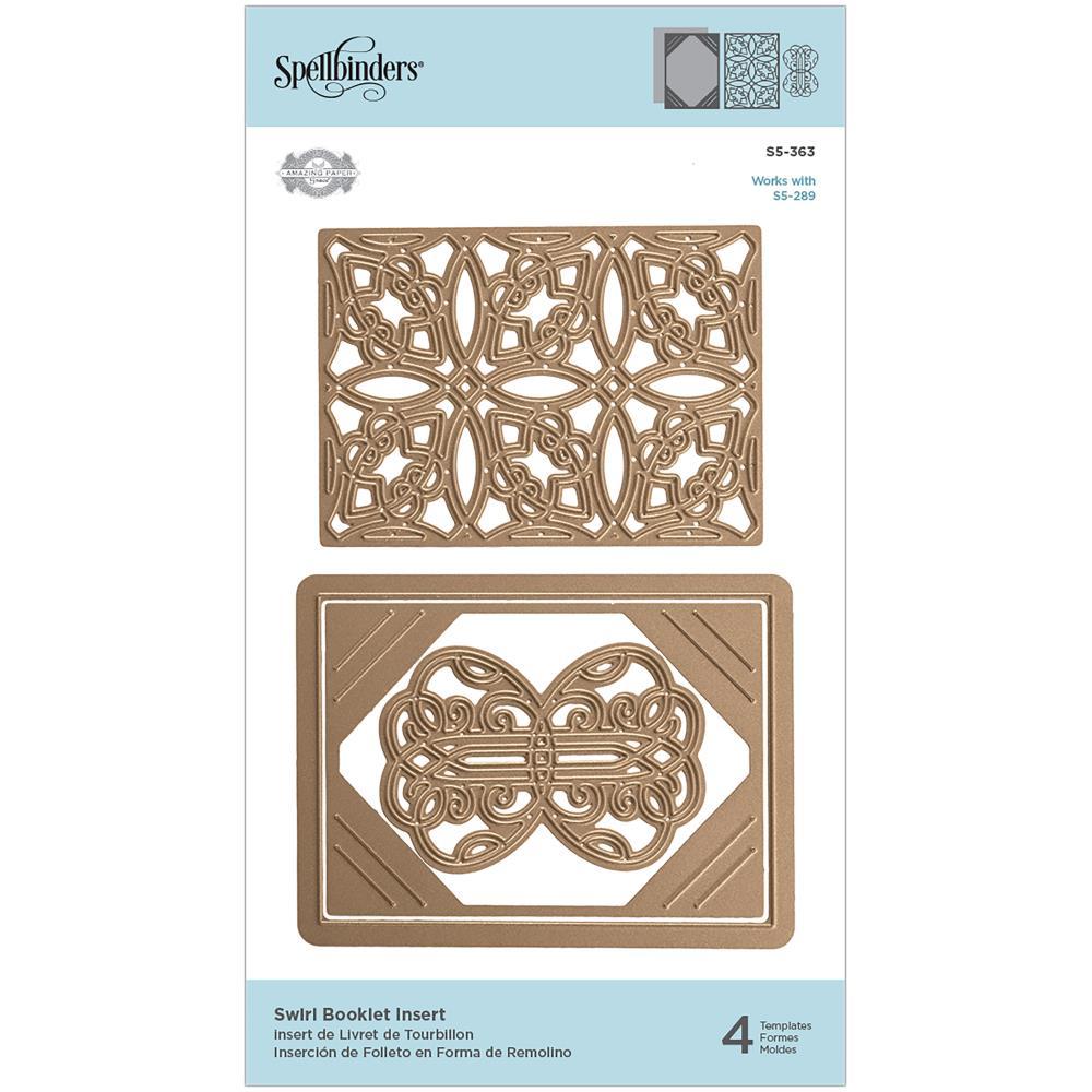 Spellbinders Shapeabilities Dies Swirl Booklet Insert S5-363