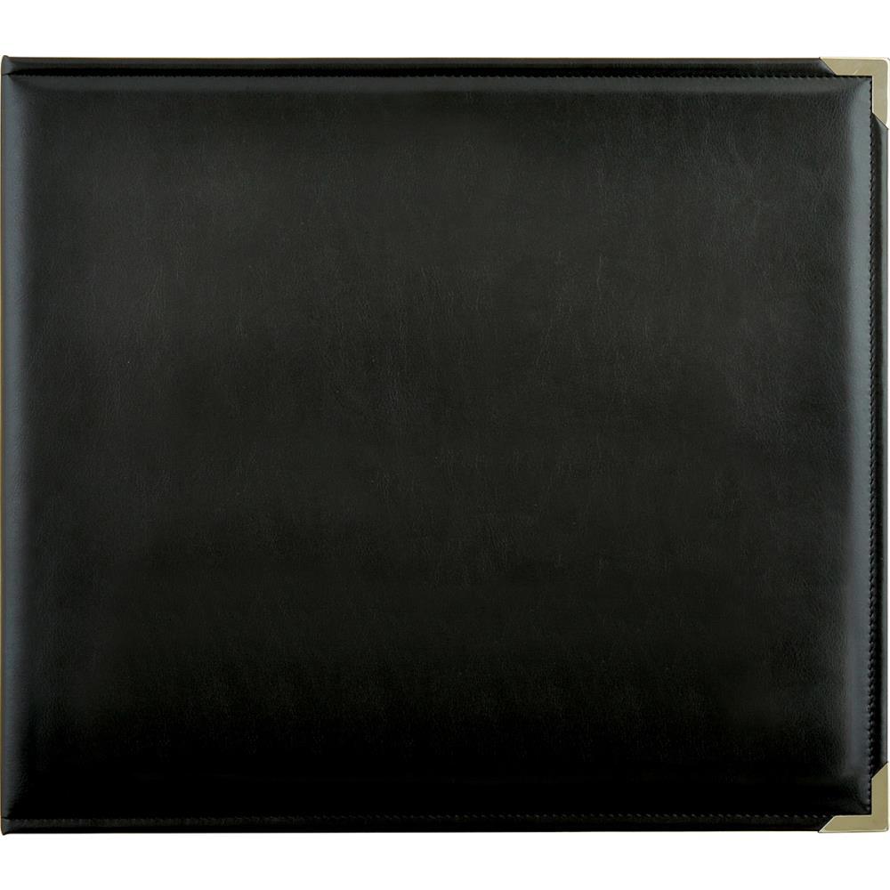 Kaisercraft D Ring Album 12x12 Leather Black