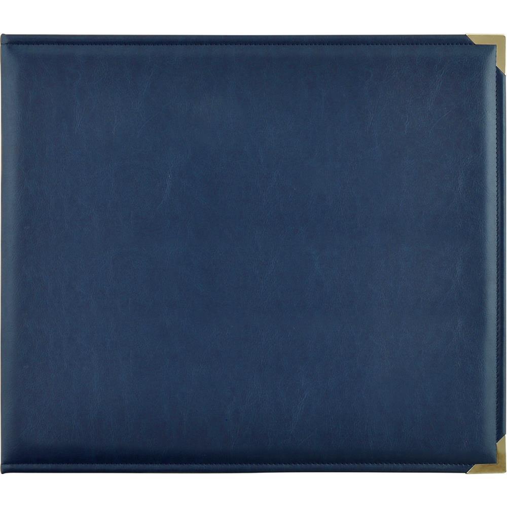 Kaisercraft D Ring Album 12x12 Leather Navy
