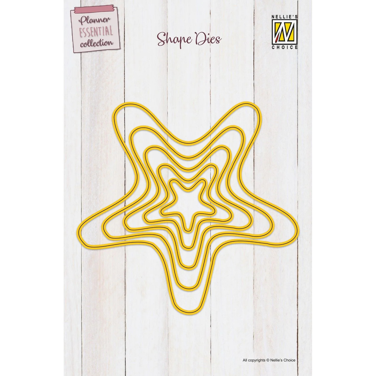 Nellie's Shape Die Wavy Star