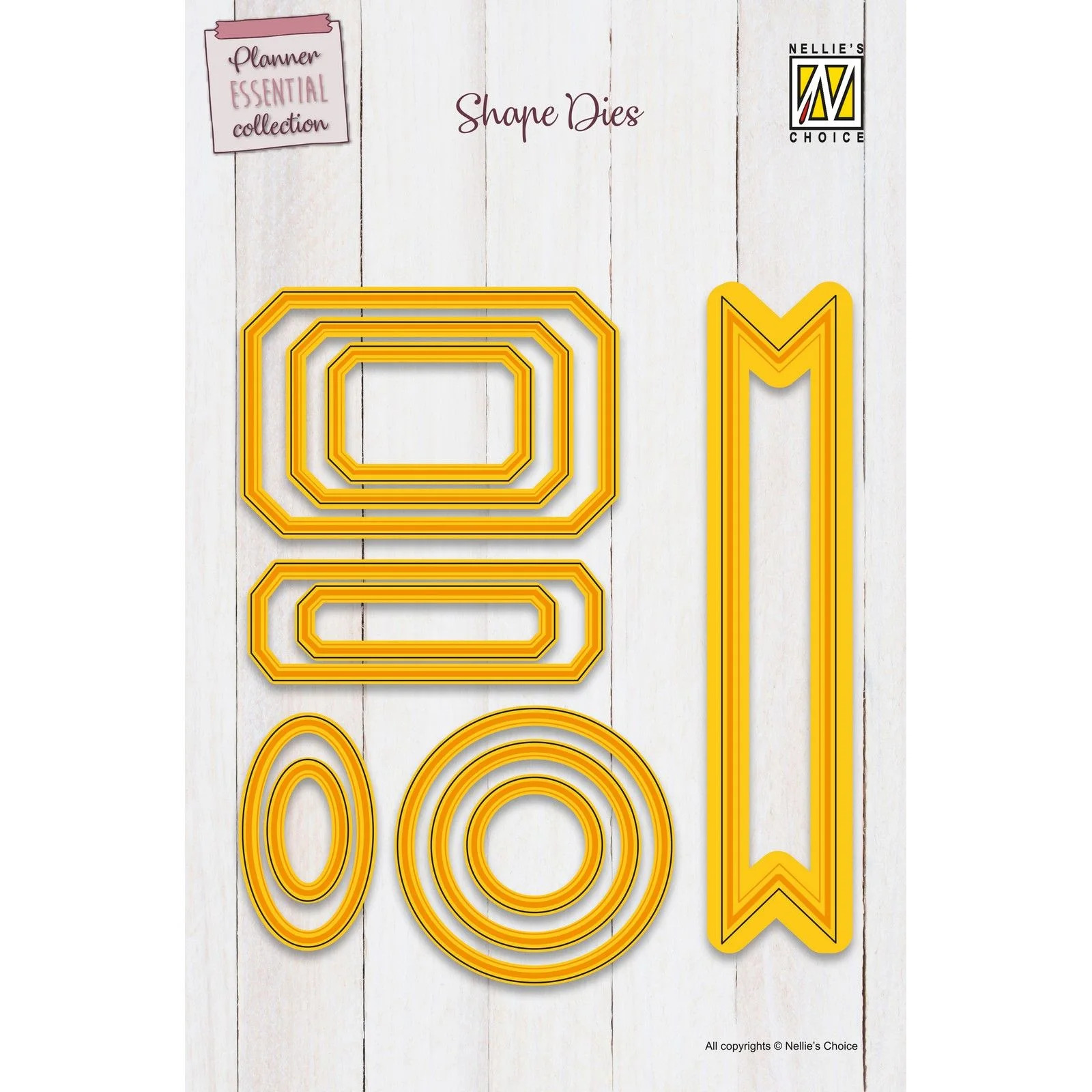 Nellie's Shape Die Cutting and Embossing Labels