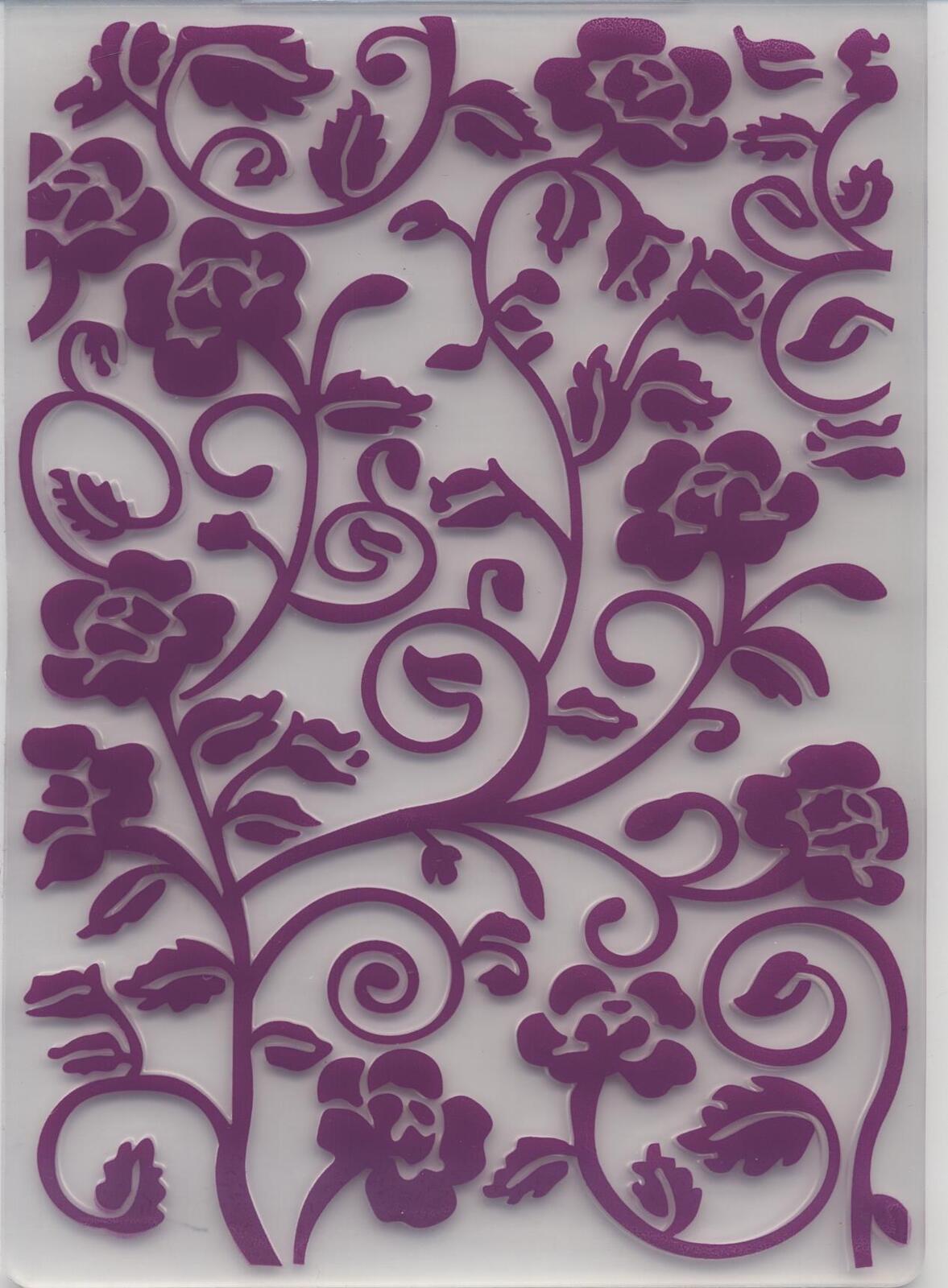 Embossing Folder Blooming Flowers 10.5cm x 14.5cm
