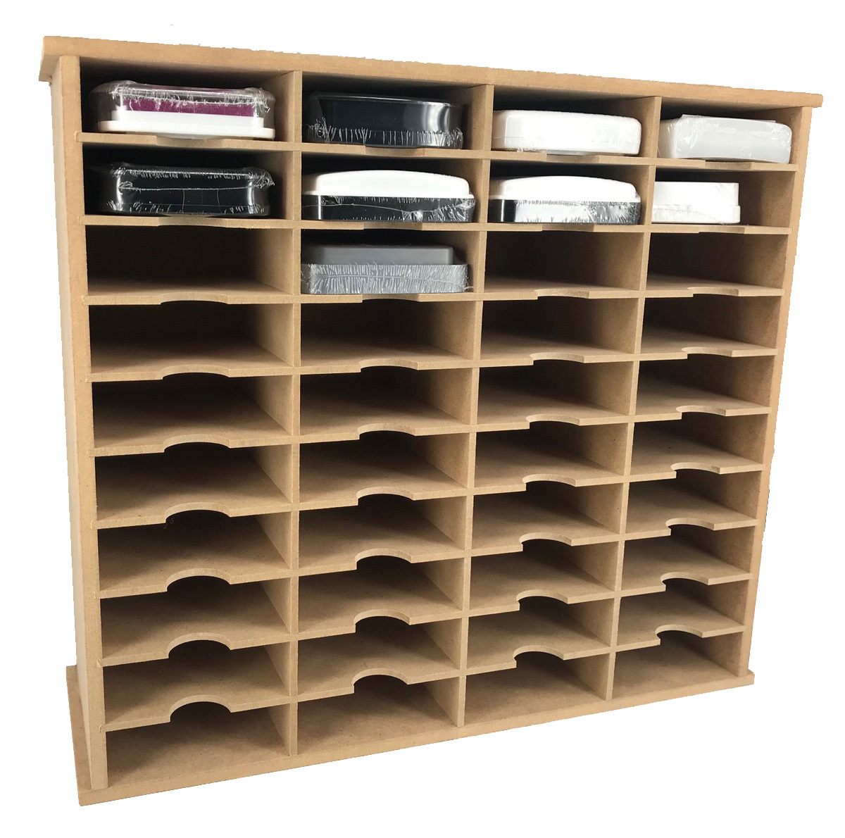 Stamp Pad Storage Rack Unit Holds 40 Ink Pads