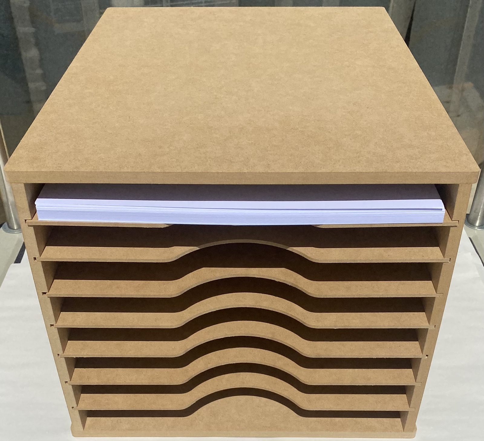 Scrap Dragon A3 Paper MDF Storage Rack Unit