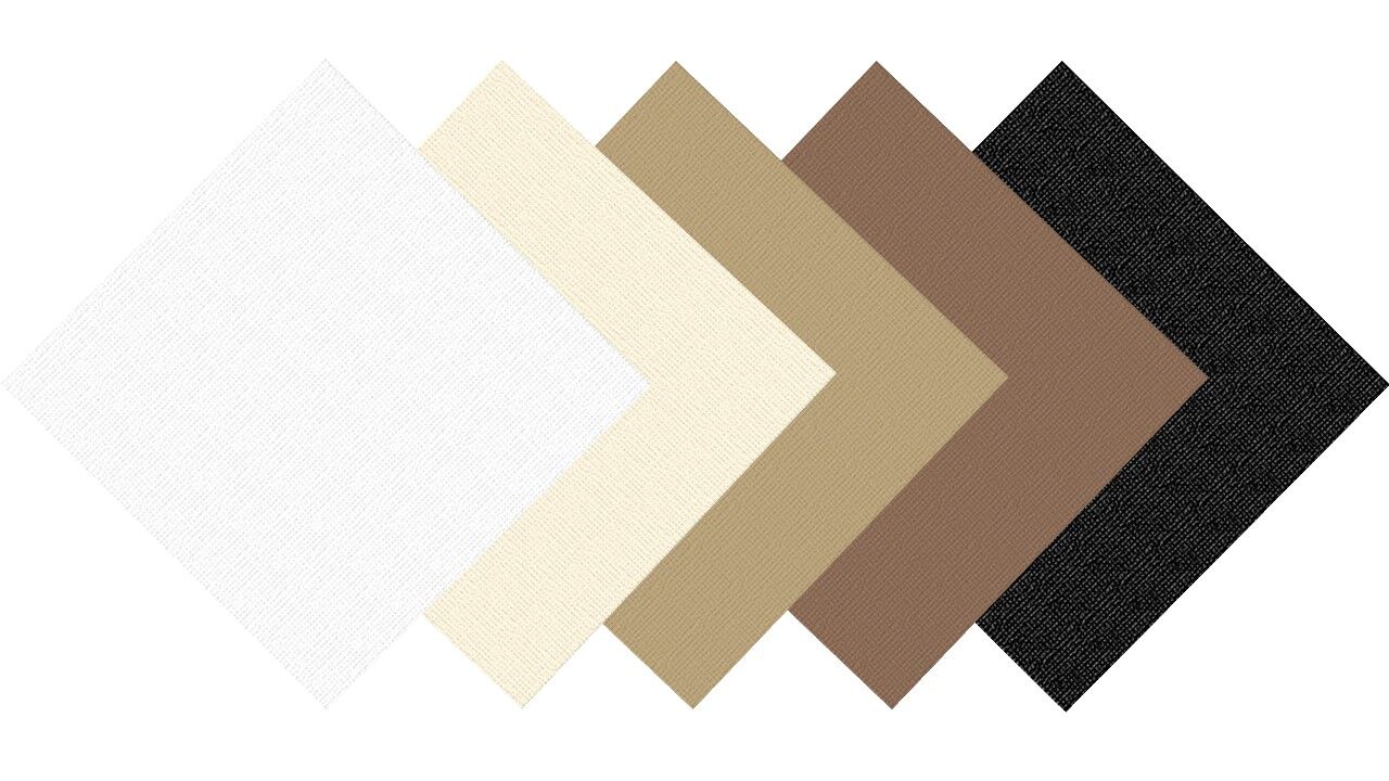 Cardstock Variety Pack - 12 X 12 Neutrals - 5 x 5 Colours