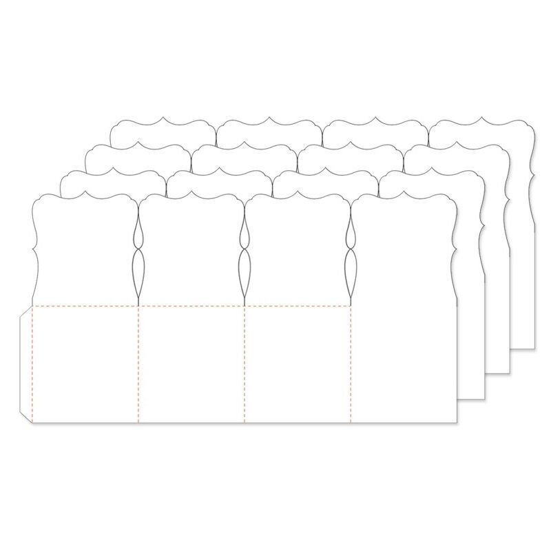Hunkydory Crafts Fancy Shaped Card Blanks - Pop-Up Box 300gsm 4pk
